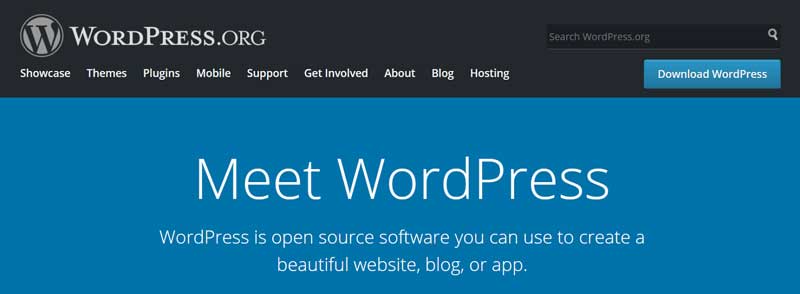 WordPress.org Homepage