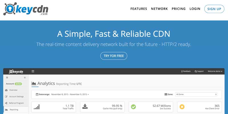 KeyCDN CDN