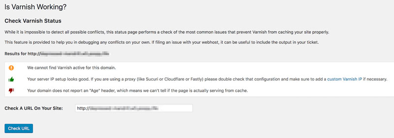 is Varnish working?