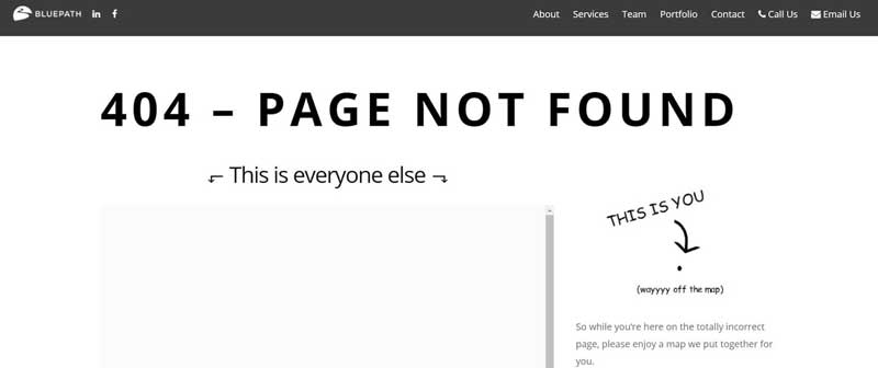 Bluepath 404 example