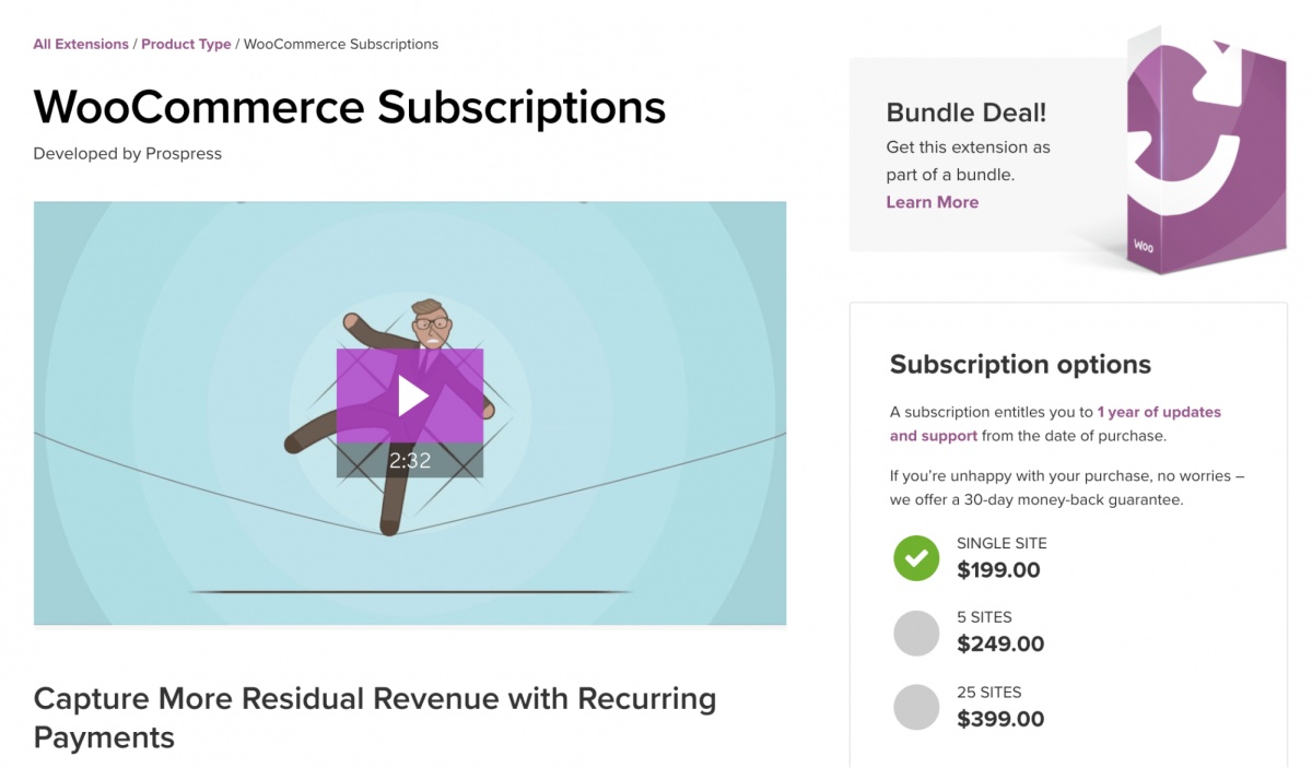 WooCommerce Subscriptions WooCommerce Subscriptions