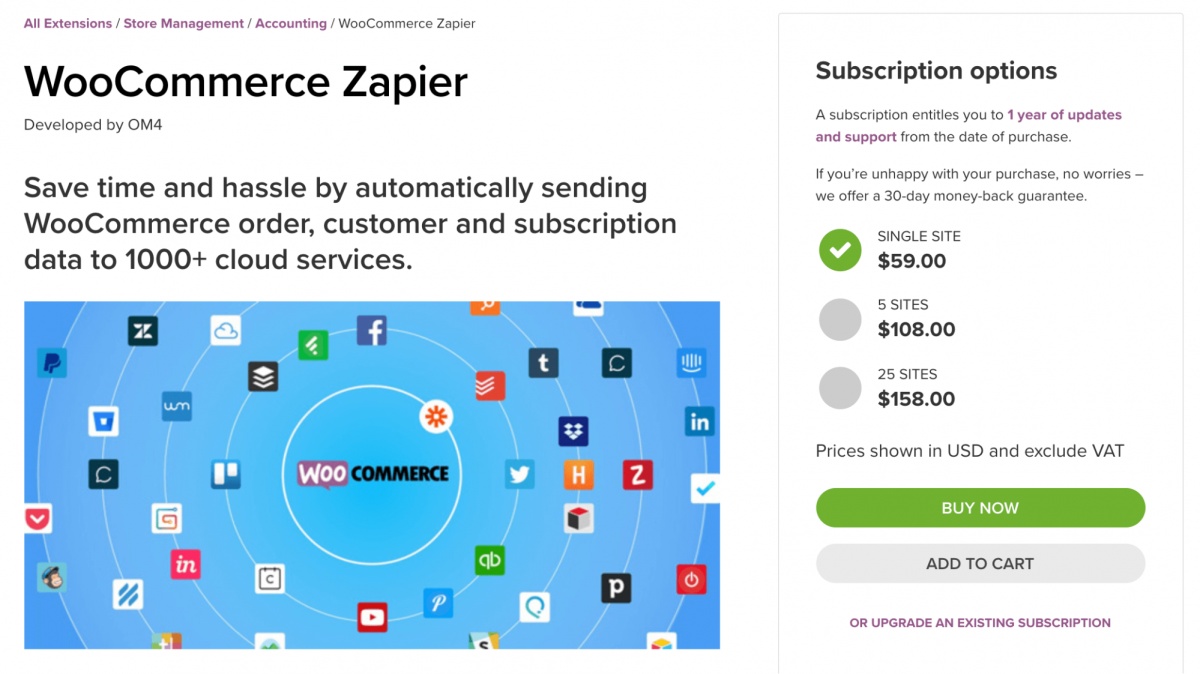 WooCommerce Zapier WooCommerce Zapier