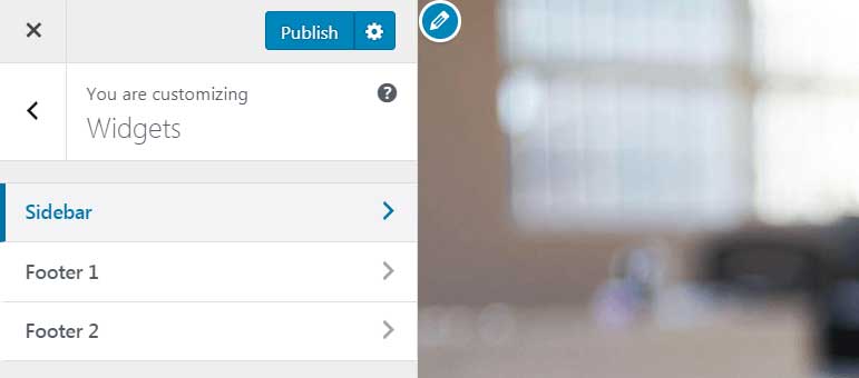 WordPress Sidebar Customizer