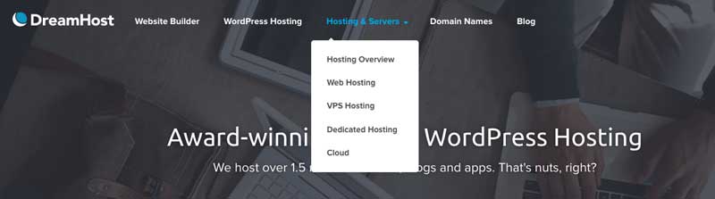 WordPress Menu Example