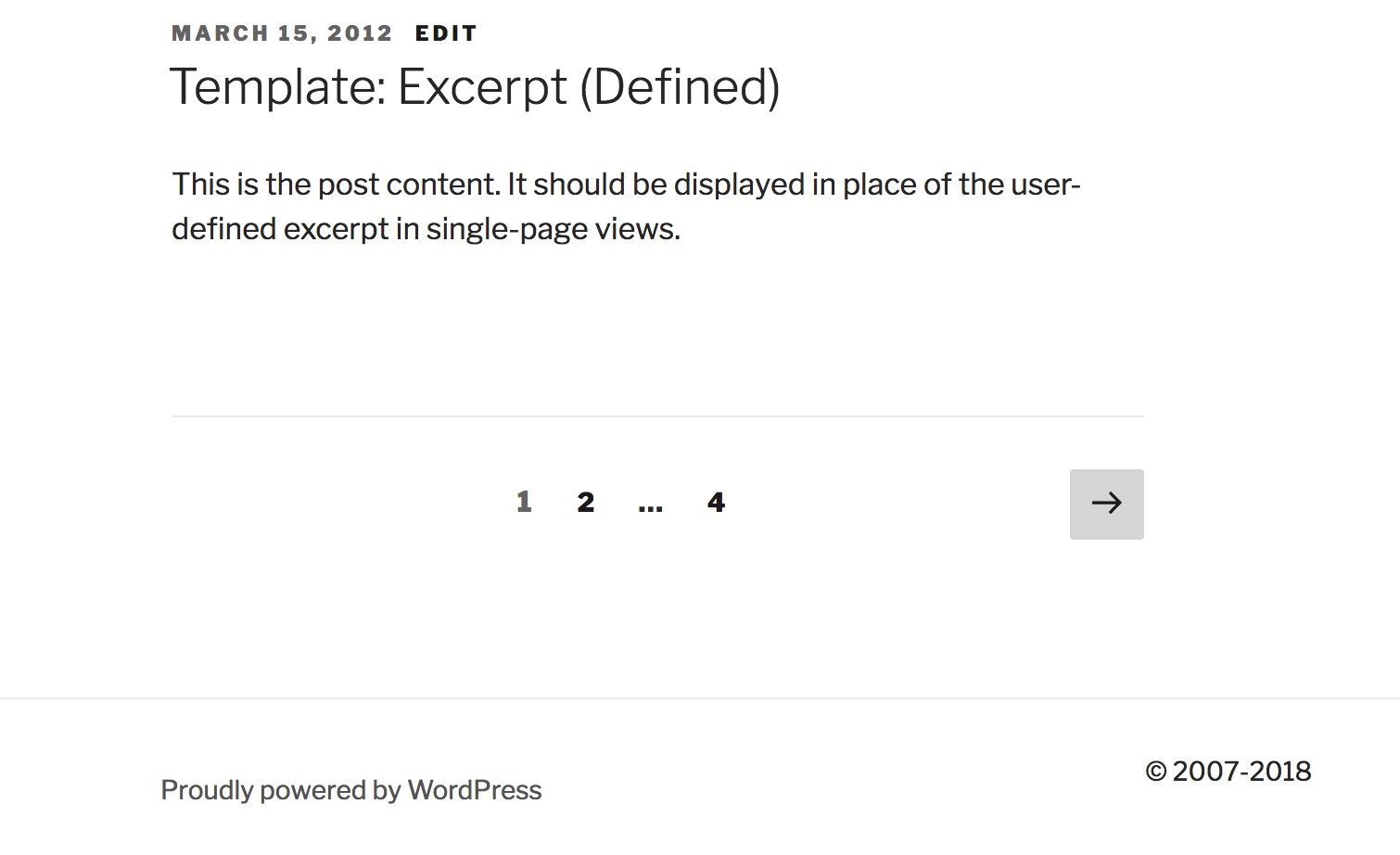 WordPress Adding Copyright Info
