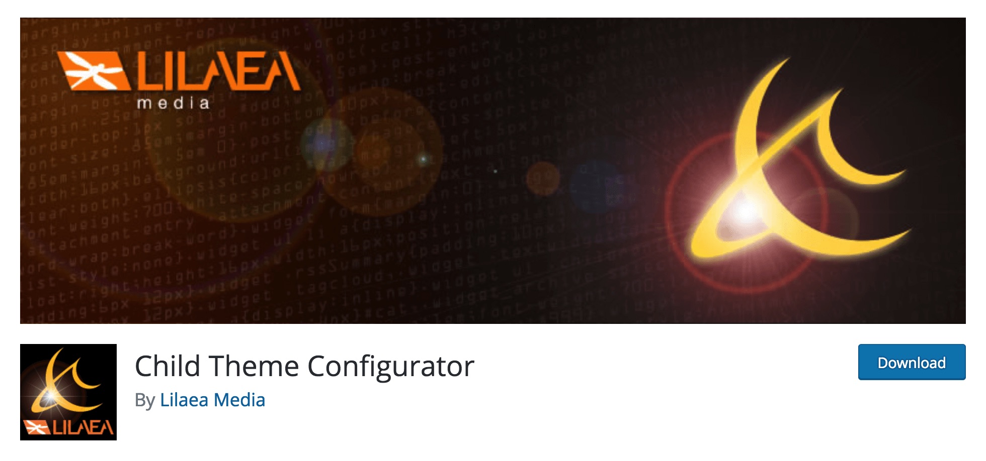 WordPress Child Theme Configurator