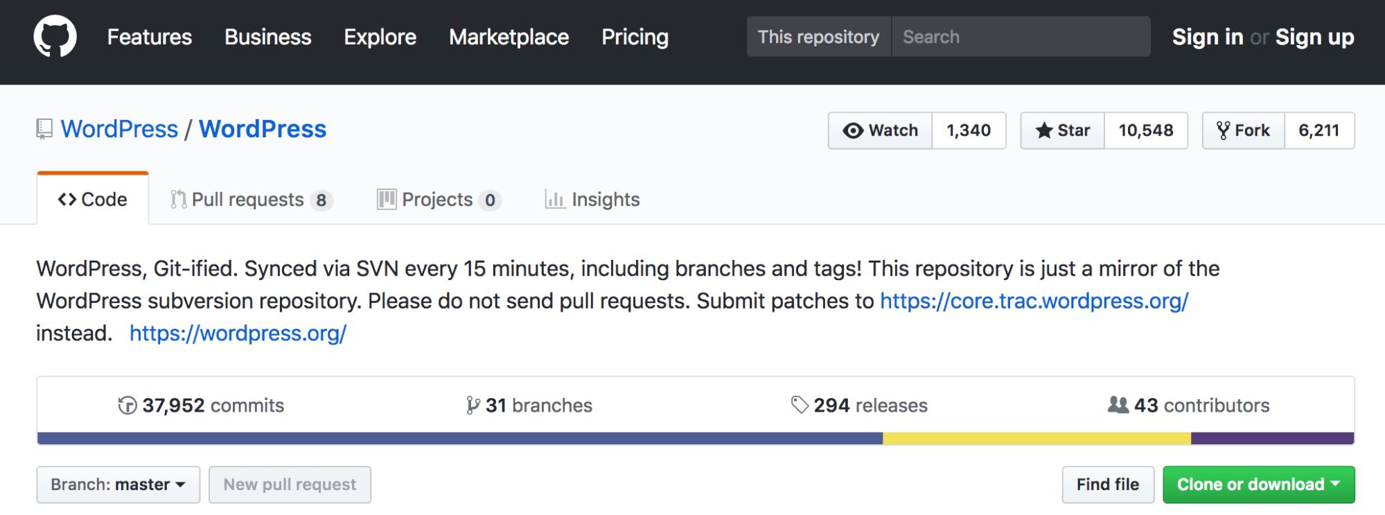 WordPress Introduction to GitHub