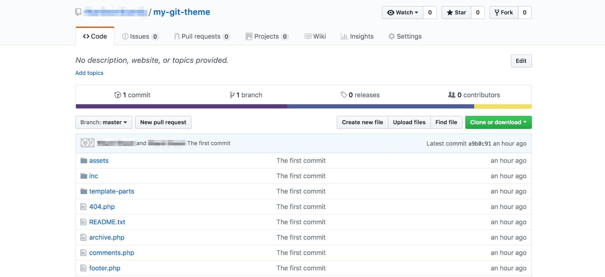 WordPress GitHub Repository Directory