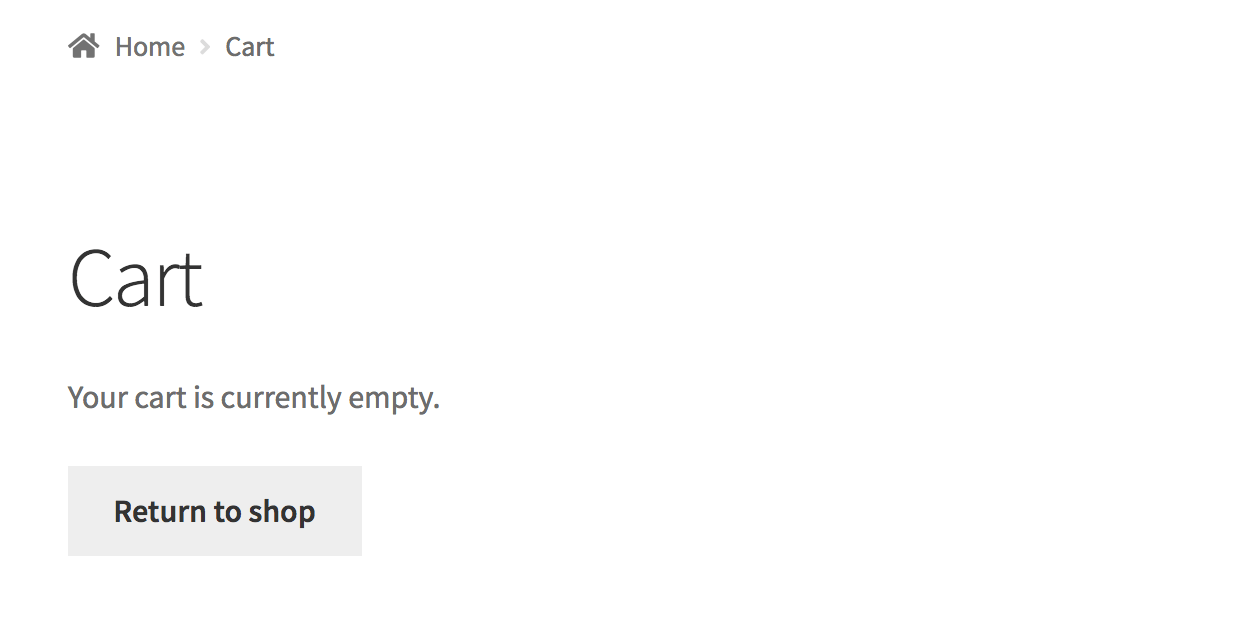 WooCommerce Shopping Cart WooCommerce Shopping Cart